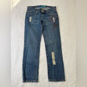 dELiA*s Blue Distressed Jeans‎ Size 3